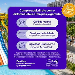 Diroma Thermas Direto Com O Grupo Diroma Com Acesso Ao Acqua Park E Cafe Da Manha Hotel